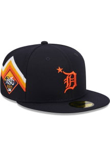 New Era Detroit Tigers Mens Navy Blue 2023 All-Star Game Workout 59FIFTY Fitted Hat