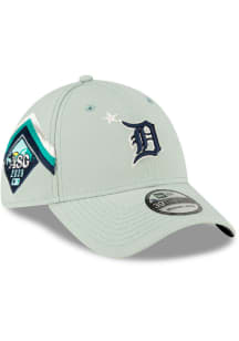 New Era Detroit Tigers Mens Green 2023 All-Star Game 39THIRTY Flex Hat
