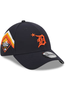 New Era Detroit Tigers Mens Navy Blue 2023 All-Star Game Workout 39THIRTY Flex Hat