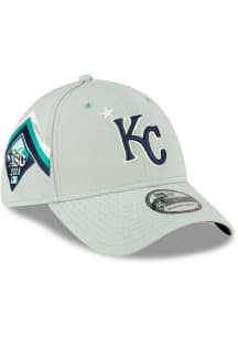 New Era Kansas City Royals Mens Green 2023 All-Star Game 39THIRTY Flex Hat
