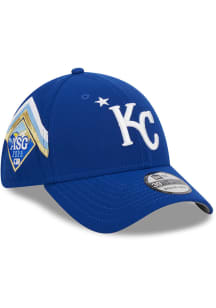 New Era Kansas City Royals Mens Blue 2023 All-Star Game Workout 39THIRTY Flex Hat