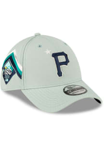 New Era Pittsburgh Pirates Mens Green 2023 All-Star Game 39THIRTY Flex Hat