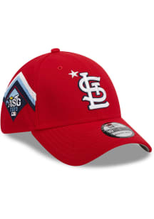New Era St Louis Cardinals Mens Red 2023 All-Star Game Workout 39THIRTY Flex Hat