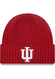 New Era Indiana Hoosiers Crimson JR Core Classic Youth Knit Hat