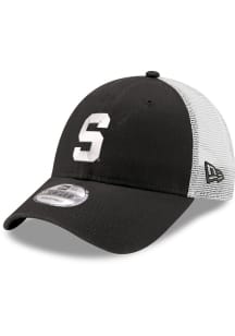New Era Michigan State Spartans Trucker 9FORTY Adjustable Hat - Black