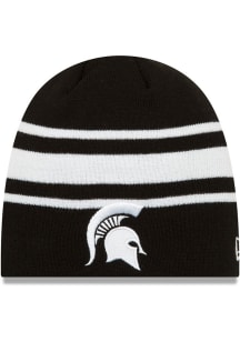 New Era Michigan State Spartans Black Beanie Mens Knit Hat