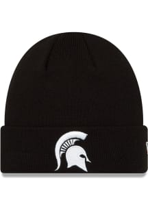 New Era Michigan State Spartans Black Cuff Mens Knit Hat