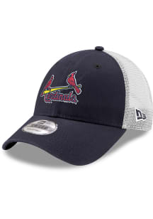 New Era St Louis Cardinals Trucker 9FORTY Adjustable Hat - Navy Blue