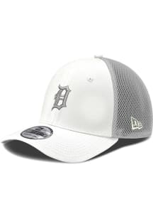 New Era Detroit Tigers Mens White 39THIRTY Flex Hat
