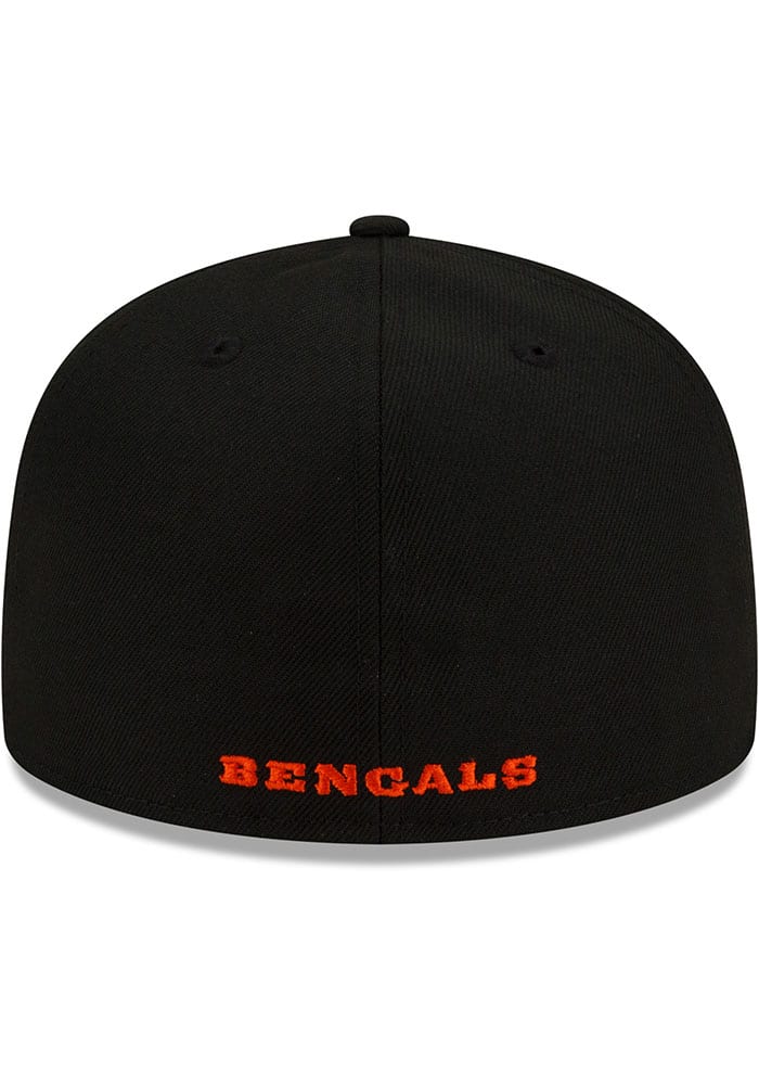 New Era Cincinnati Bengals Mens Black Basic 59FIFTY Fitted Hat