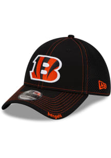 New Era Cincinnati Bengals Mens Black Team Neo 39THIRTY Flex Hat