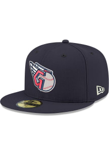 New Era Cleveland Guardians Mens Navy Blue 59FIFTY Fitted Hat