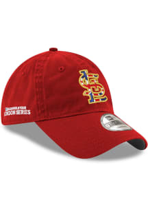 New Era St Louis Cardinals 2023 London Series Flag Fill 9TWENTY Adjustable Hat - Red