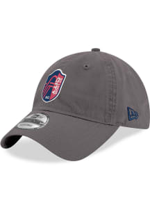 New Era St Louis City SC Primary Crest 9TWENTY Adjustable Hat - Graphite
