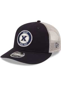 New Era Xavier Musketeers Enzyme Wash 2T Patch Trucker LP9FIFTY Adjustable Hat - Navy Blue