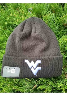 New Era West Virginia Mountaineers Black Cuff Mens Knit Hat