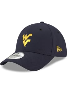 New Era West Virginia Mountaineers Stretch Snap 9FORTY Adjustable Hat - Navy Blue