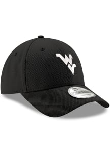 New Era West Virginia Mountaineers Stretch Snap 9FORTY Adjustable Hat - Black
