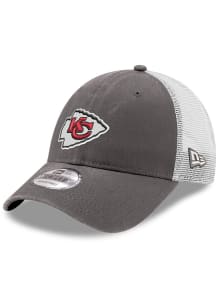 New Era Kansas City Chiefs Trucker 9FORTY Adjustable Hat - Grey