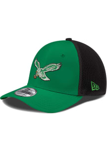 New Era Philadelphia Eagles Mens Kelly Green Team Neo 39THIRTY Flex Hat
