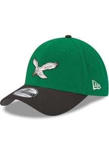 New Era Philadelphia Eagles Mens Kelly Green Team Classic 39THIRTY Flex Hat