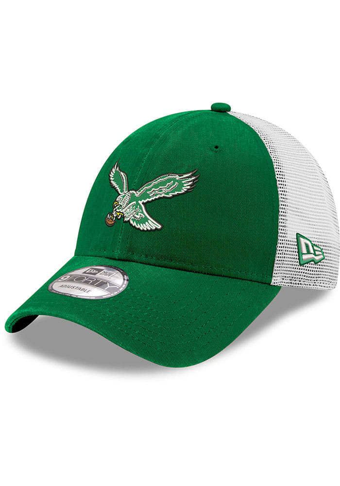 Philadelphia Eagles NFL Fitted Flat Brim Hat New Era Metallic