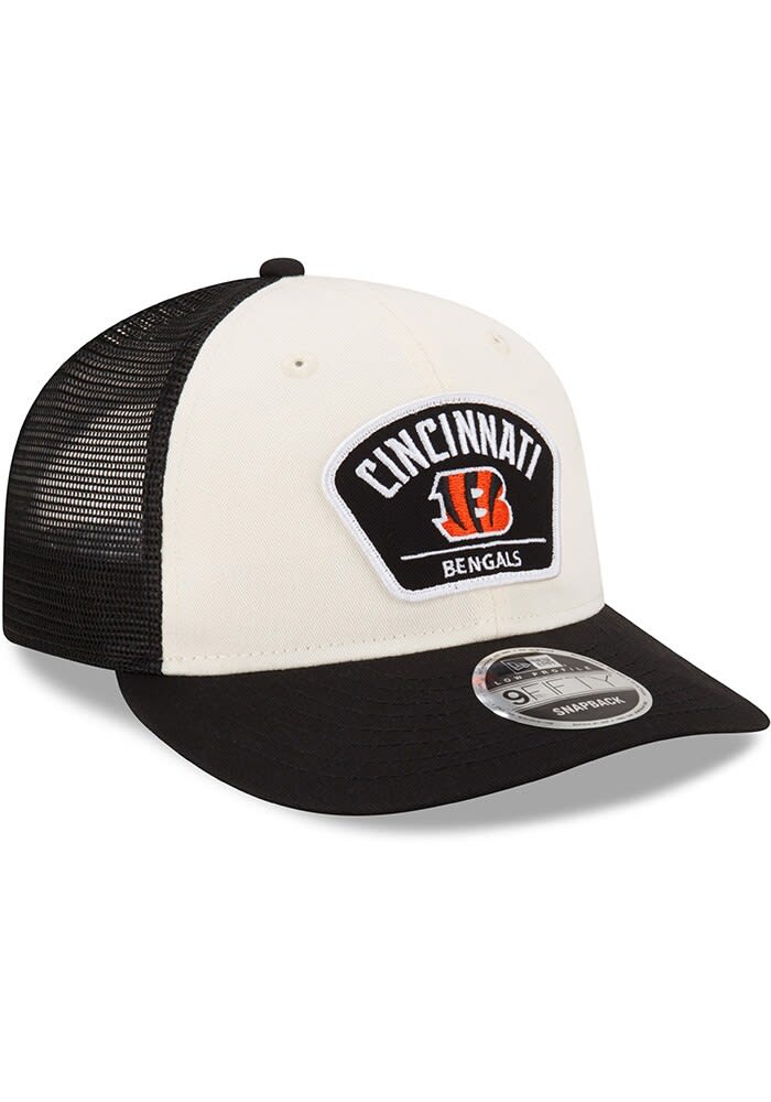 New Era Cincinnati Bengals 2T Local Patch DL Trucker LP9FIFTY Adjustable Hat - Ivory