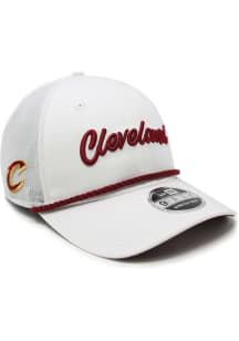 New Era Cleveland Cavaliers White Rope Stretch Snap LP9FIFTY Mens Snapback Hat