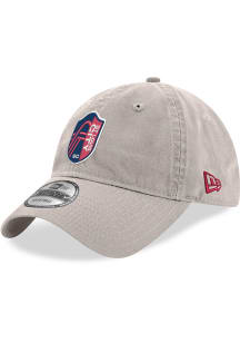 New Era St Louis City SC Primary Crest 9TWENTY Adjustable Hat - Grey