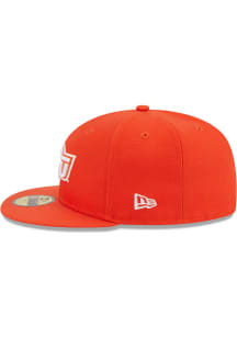 New Era Oklahoma State Cowboys Mens Orange Evergreen Basic 59FIFTY Fitted Hat