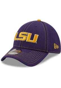 New Era LSU Tigers Mens Purple Team Dash 39THIRTY Flex Hat