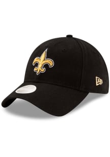 New Era New Orleans Saints Black W Core Classic 9TWENTY Womens Adjustable Hat