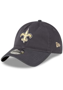 New Era New Orleans Saints Core Classic 2.0 9TWENTY Adjustable Hat - Grey