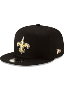 New Era New Orleans Saints Black Primary logo Basic 9FIFTY Mens Snapback Hat