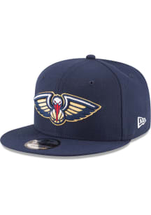 New Era New Orleans Pelicans Navy Blue Primary Logo Basic 9FIFTY Mens Snapback Hat