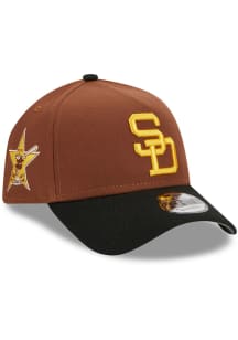 New Era San Diego Padres Harvest A Frame 9FORTY Adjustable Hat - Brown