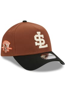 New Era St Louis Browns Harvest A Frame 9FORTY Adjustable Hat - Brown