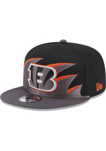New Era Cincinnati Bengals Black NFL Tidal 9FIFTY Mens Snapback Hat