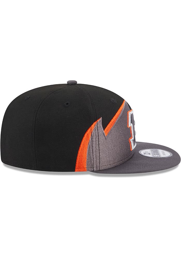 New Era Cincinnati Bengals Black NFL Tidal 9FIFTY Mens Snapback Hat