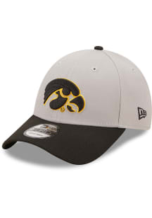 New Era Iowa Hawkeyes The League Adjustable Hat - Grey
