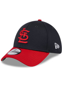 New Era St Louis Cardinals Navy Blue 2024 Batting Practice JR 39THIRTY Youth Flex Hat