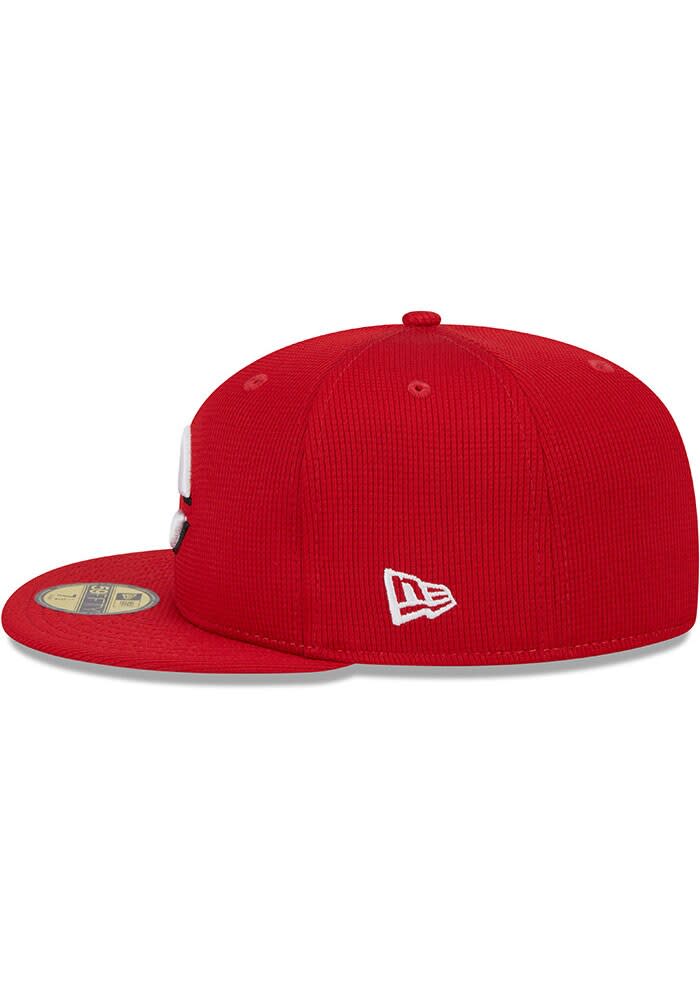 New Era Cincinnati Reds Red 2024 Spring Training JR 59FIFTY Youth Fitted Hat