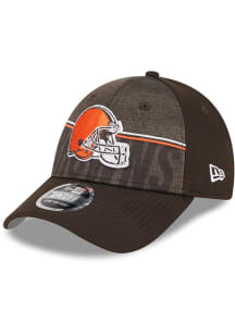 New Era Cleveland Browns 2023 Training Camp Stretch 9FORTY Adjustable Hat - Brown