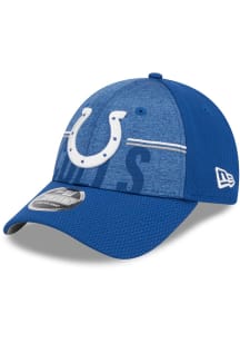 New Era Indianapolis Colts 2023 Training Camp Stretch 9FORTY Adjustable Hat - Blue