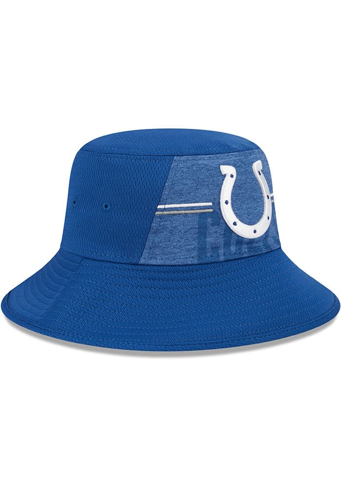 New Era Indianapolis Colts Blue 2023 Training Camp Stretch Bucket Hat, Blue, POLYESTER, Size OSFM, Rally House