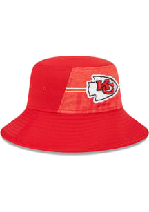 New Era Kansas City Chiefs Red 2023 Training Camp Stretch Mens Bucket Hat