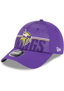 New Era Minnesota Vikings 2023 Training Camp Stretch 9FORTY Adjustable Hat - Purple
