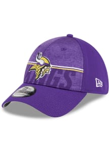 New Era Minnesota Vikings Mens Purple 2023 Training Camp 39THIRTY Flex Hat