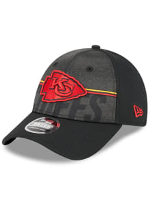 New Era Kansas City Chiefs 2023 Training Camp Stretch 9FORTY Adjustable Hat - Black