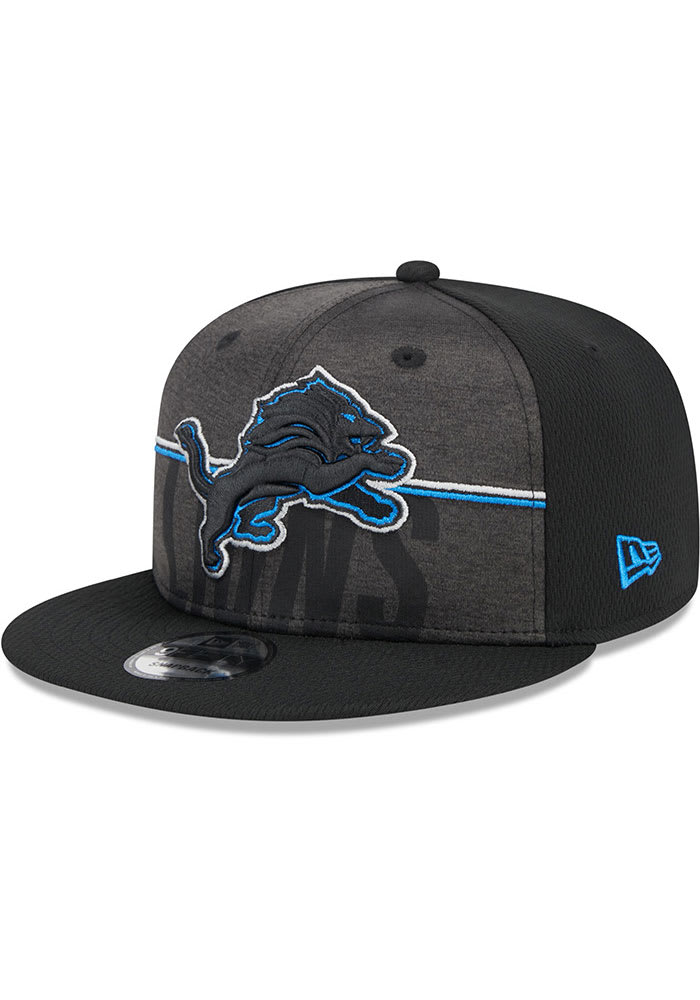 Detroit Lions New Era 2023 NFL Training Camp 9FIFTY Snapback Hat - Black